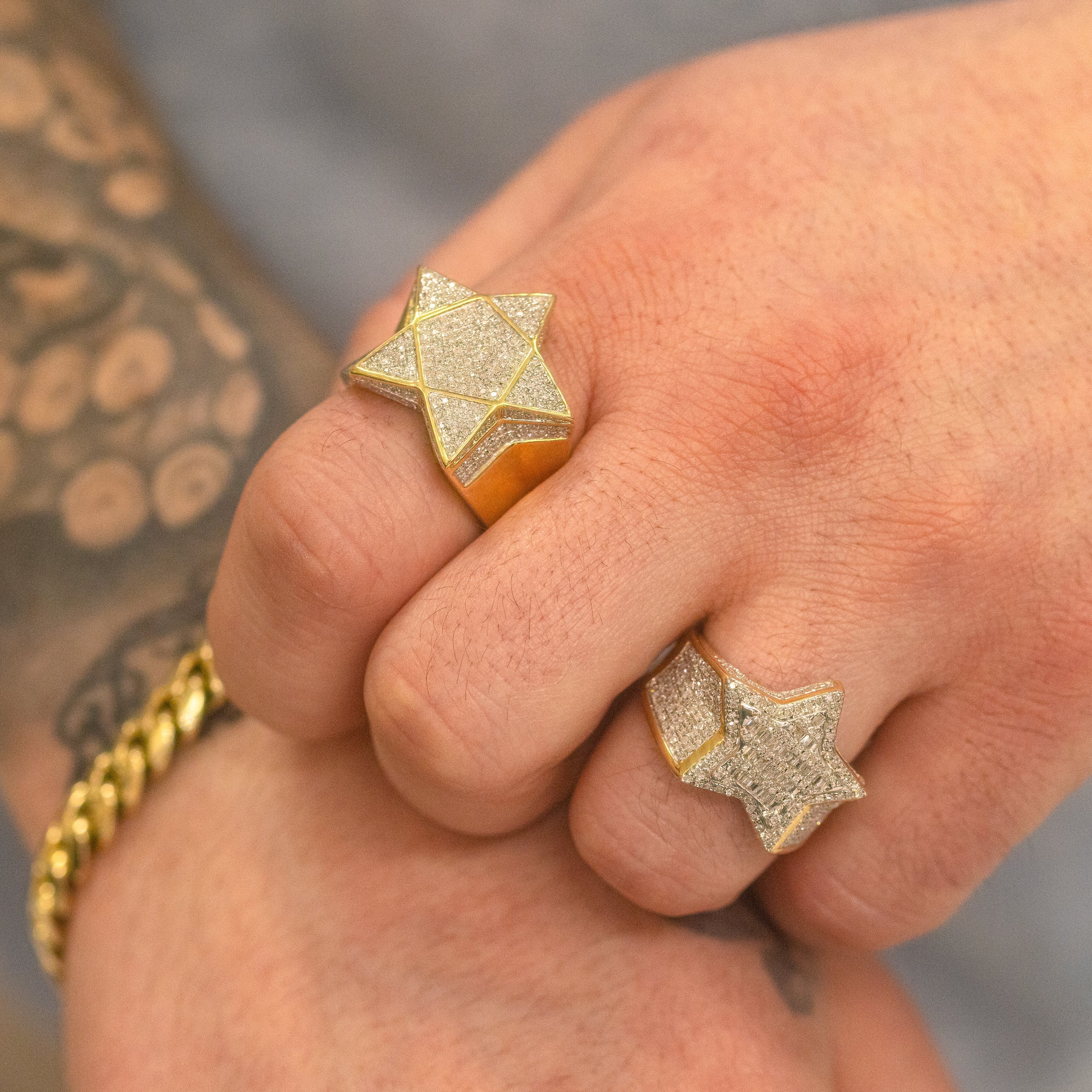 Star Mens Rings
