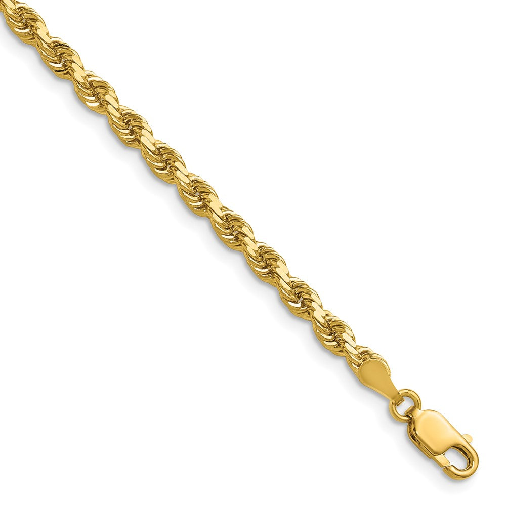 14k 3.5mm D/C Rope with Lobster Clasp Chain (16.08 grams)