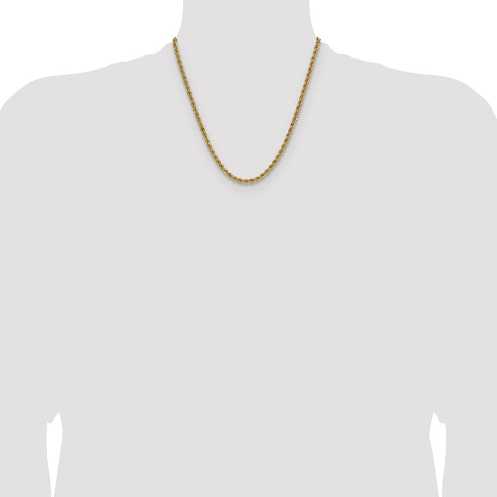 14k 4.2mm Regular Rope Chain (30.72 grams)