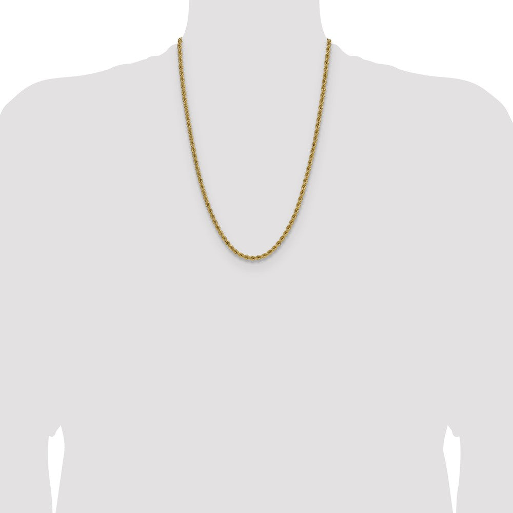 14k 4.2mm Regular Rope Chain (30.72 grams)