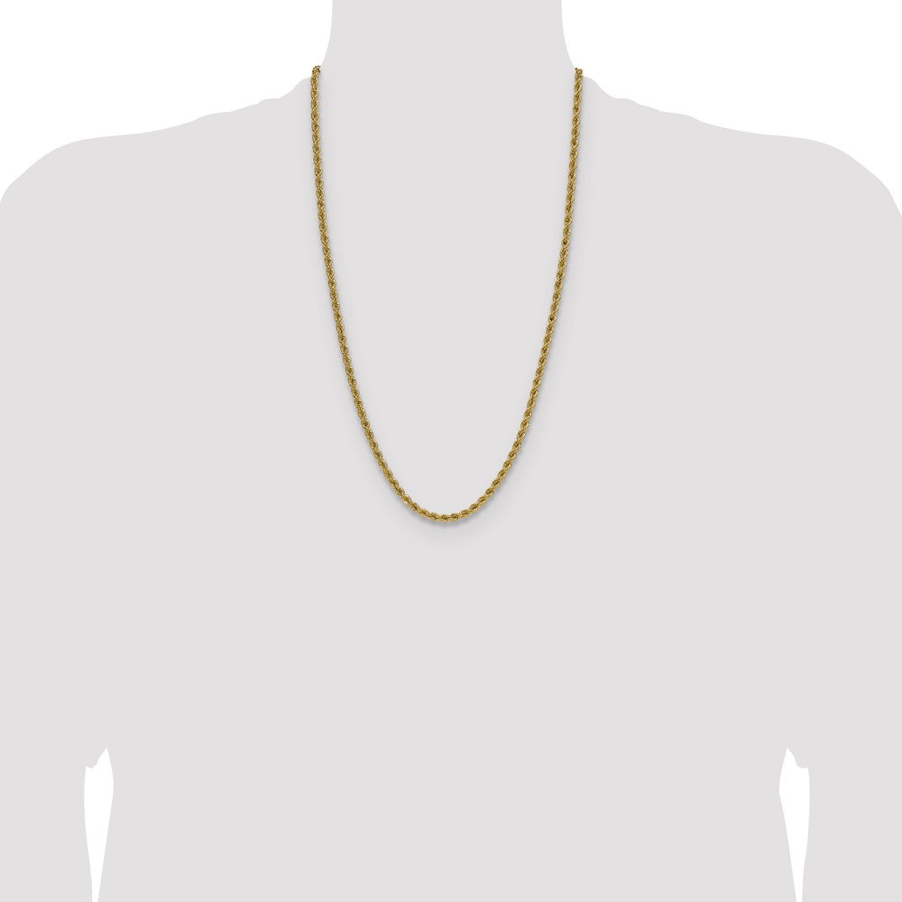 14k 4.2mm Regular Rope Chain (30.72 grams)