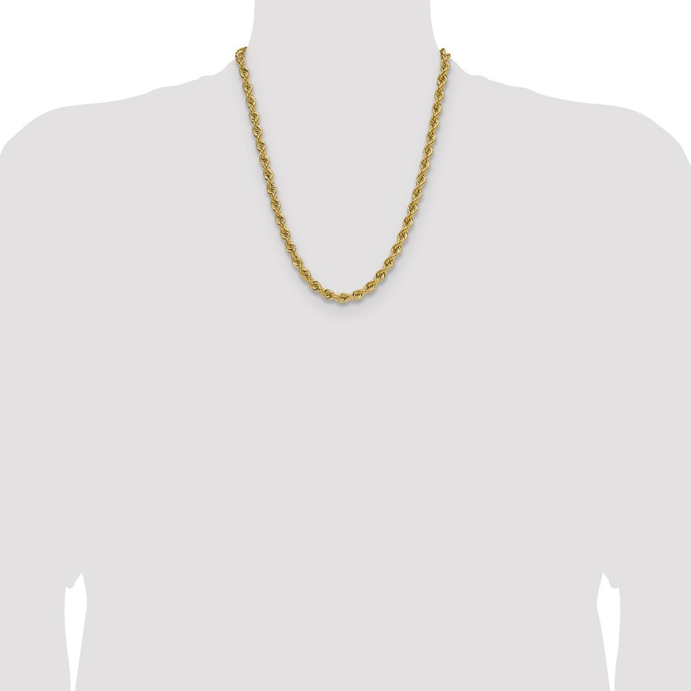 14k 6.7mm Regular Rope Chain (78.07 grams)