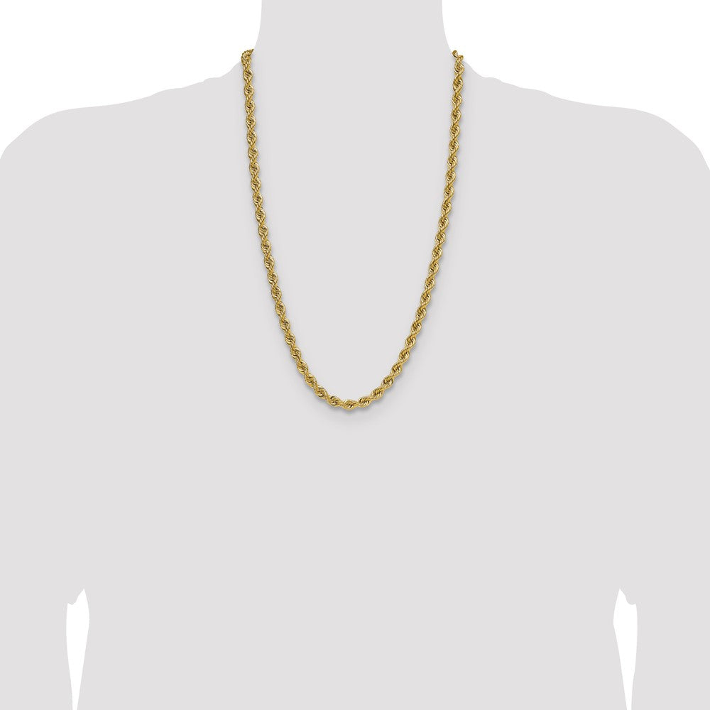 14k 6.7mm Regular Rope Chain (78.07 grams)