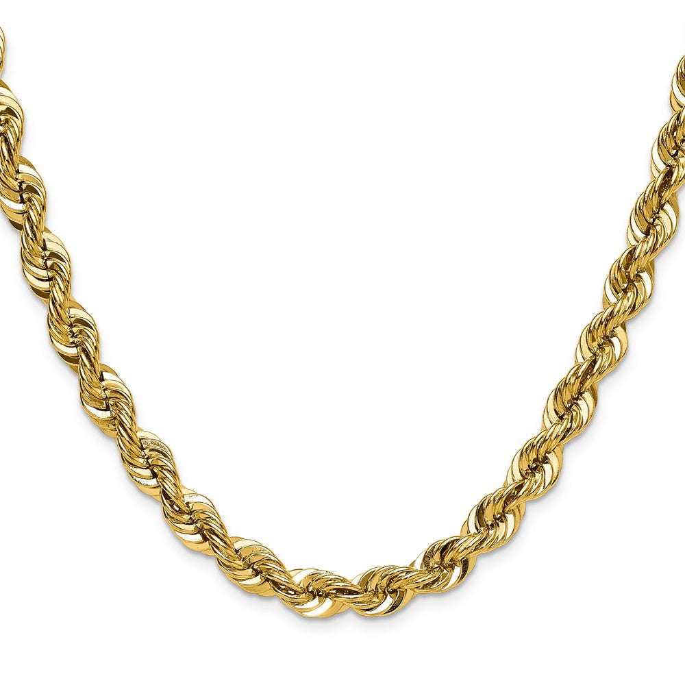 14k 7.5mm Regular Rope Chain (89.00 grams)