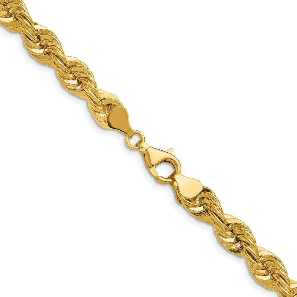 14k 7.5mm Regular Rope Chain (89.00 grams)