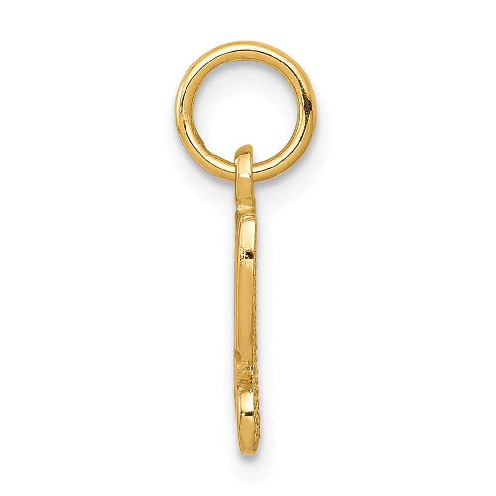 10k Yellow Gold 21 mm I LOVE My HUSBAND Charm (1.13 grams)