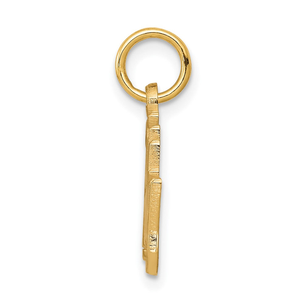 10k Yellow Gold 26 mm 25th ANNIVERSARY Charm (0.92 grams)