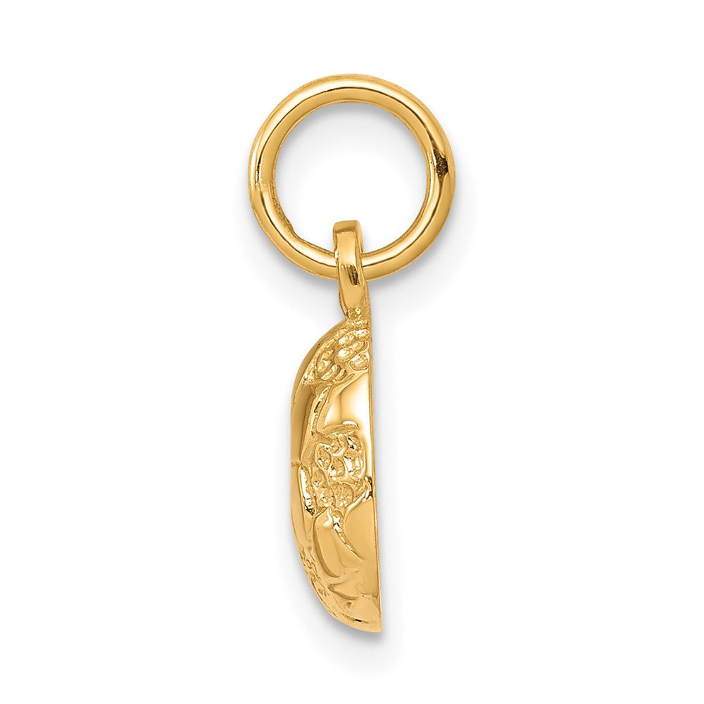 10k Yellow Gold 9 mm Soccer Charm (0.83 grams)