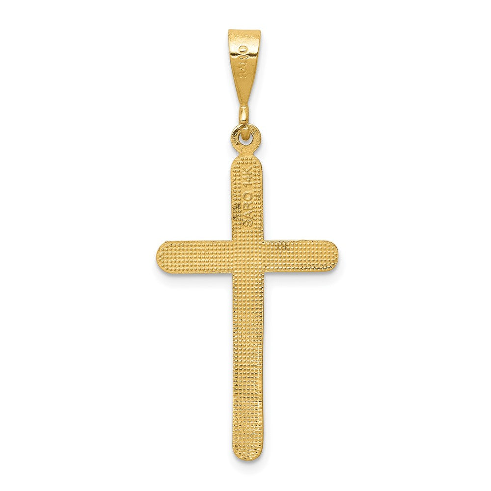 10k Yellow Gold 17 mm Cross Pendant (1.55 grams)
