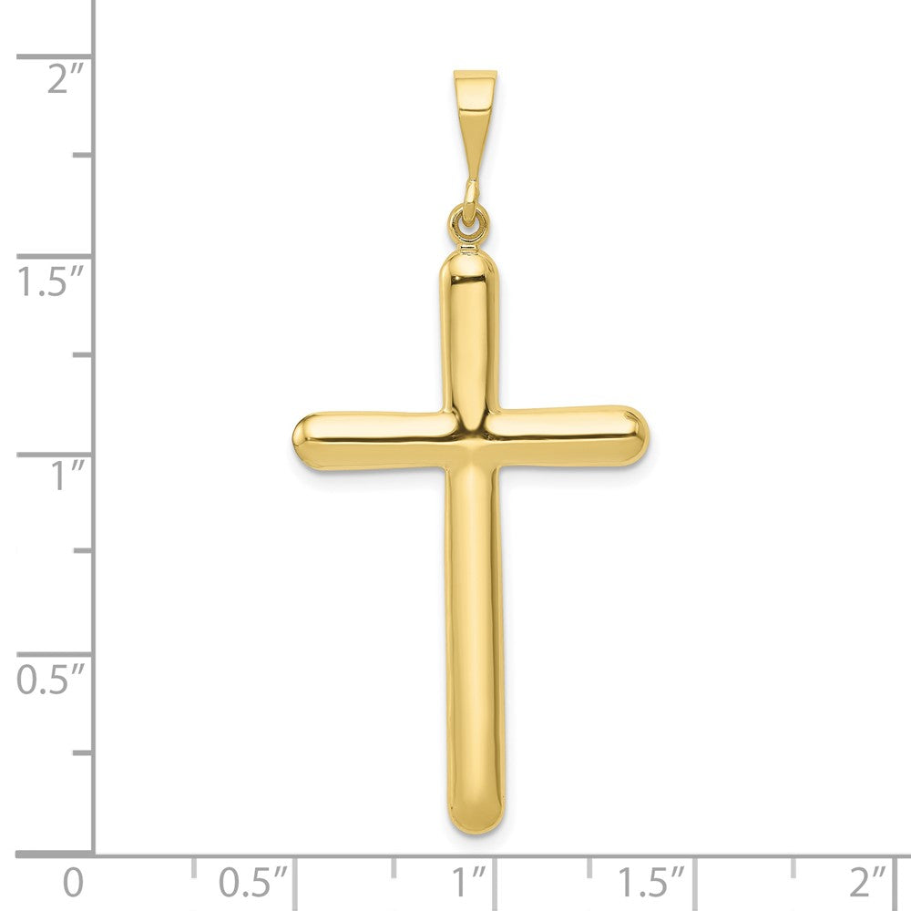 10k Yellow Gold 23 mm Cross Pendant (3.27 grams)