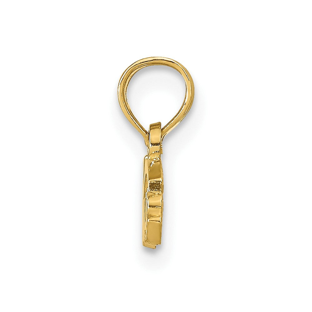 10k Yellow Gold 8 mm Nurse Pendant (0.5 grams)