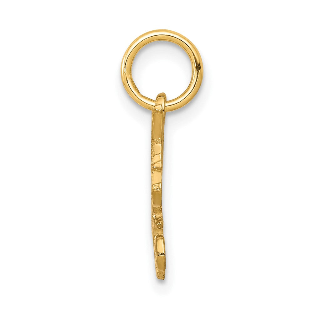 10k Yellow Gold 12 mm HAPPY SWEET 16 Charm (0.72 grams)