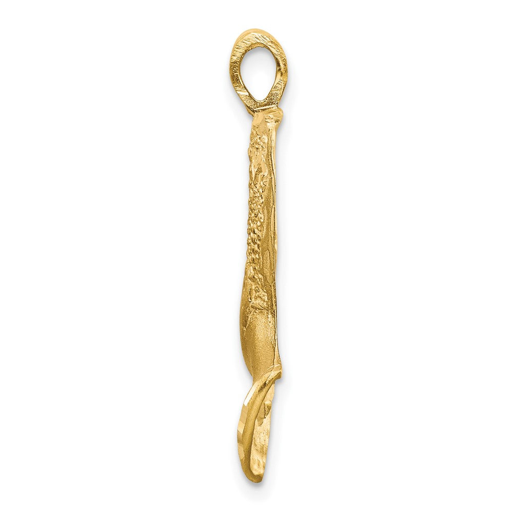 10k Yellow Gold 16 mm Nefertiti Pendant (1.59 grams)