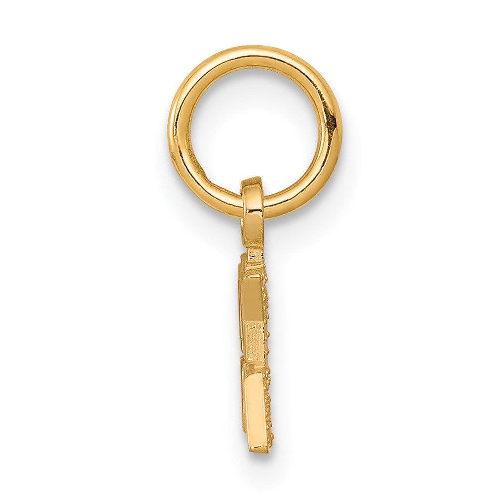 10k Yellow Gold 16 mm I LOVE MY GRANDPA Charm (0.48 grams)