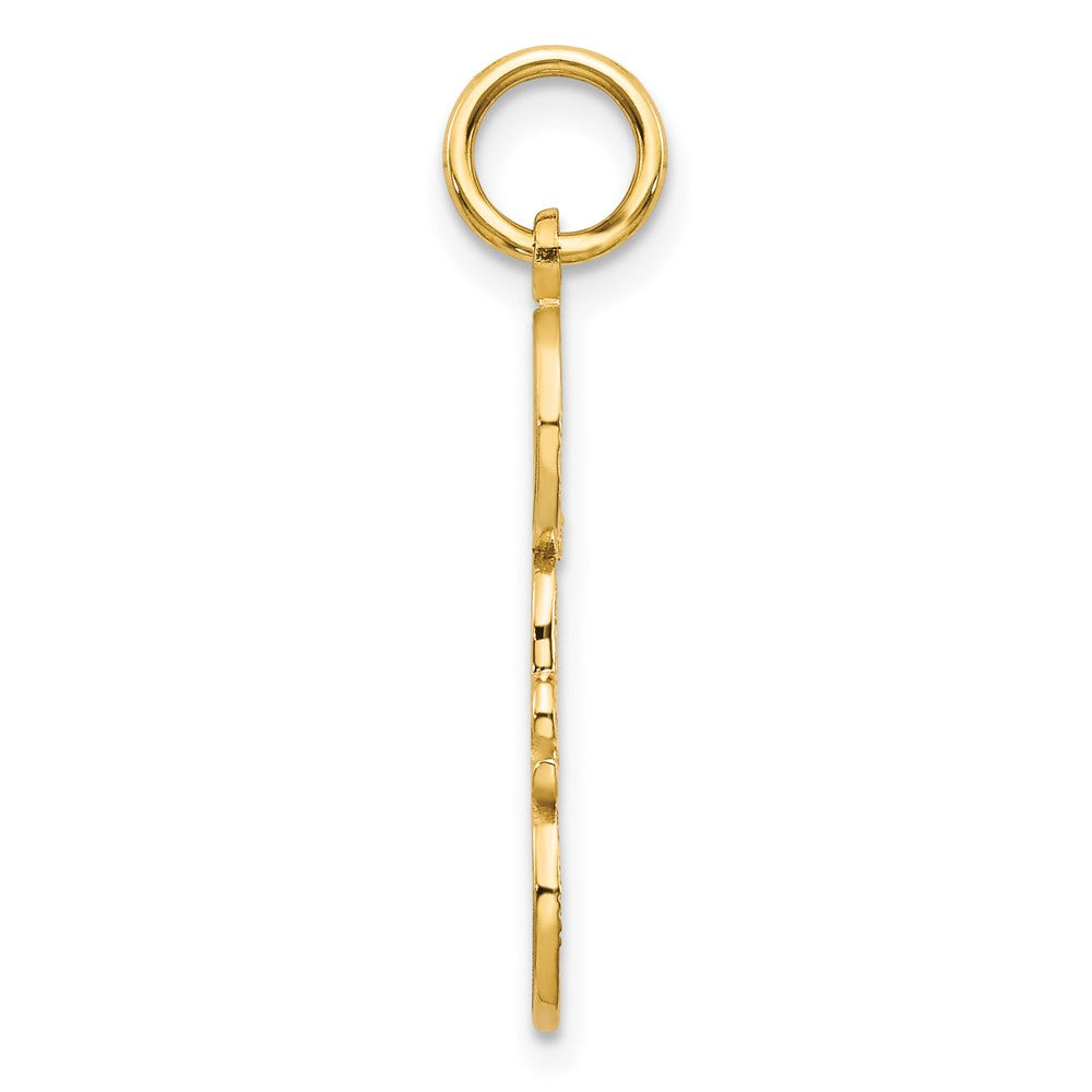 10k Yellow Gold 7 mm DAD Charm (0.78 grams)
