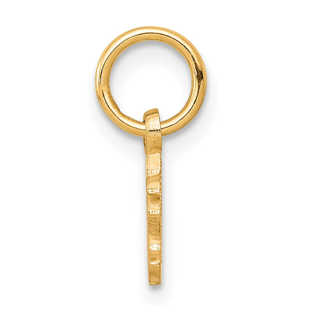 10k Yellow Gold 13 mm He LOVES ME Charm (0.5 grams)