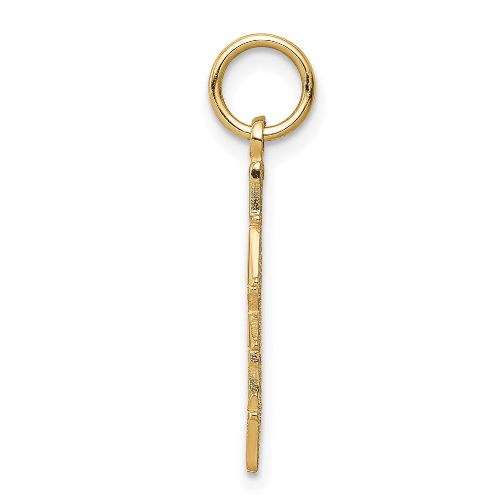 10k Yellow Gold 5 mm Talking - TAKEN Charm (0.42 grams)