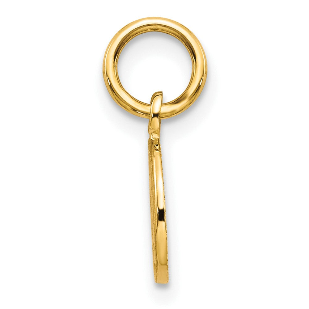 10k Yellow Gold 7 mm Angel Charm (0.42 grams)