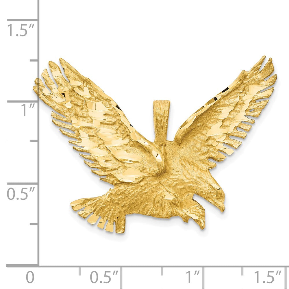 10k Yellow Gold 41 mm Eagle Charm (4.32 grams)