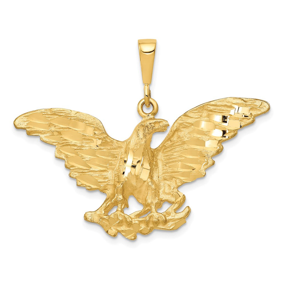 10k Yellow Gold 41 mm Eagle Charm (4.46 grams)