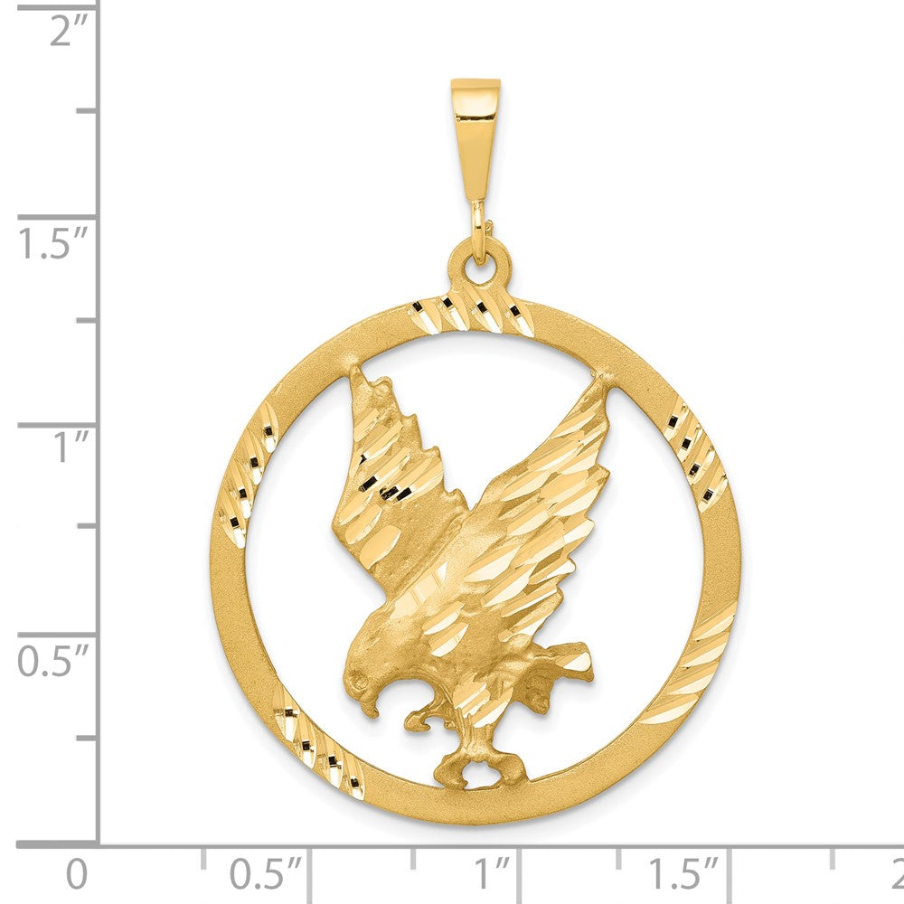 10k Yellow Gold 31 mm Eagle Charm (4.66 grams)