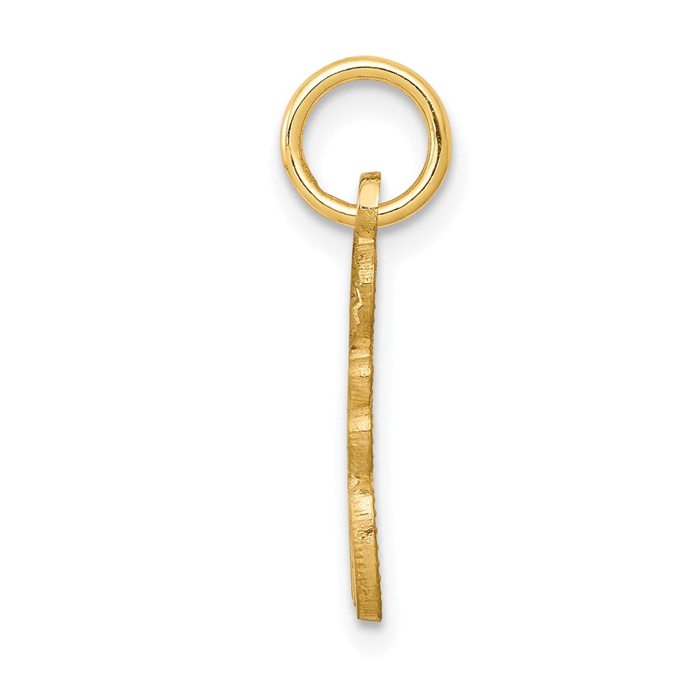 10k Yellow Gold 16 mm I LOVE BINGO Charm (0.78 grams)
