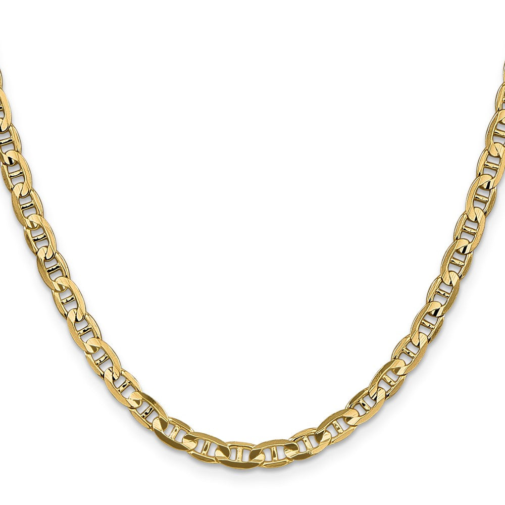 10k Yellow Gold 4.5 mm Concave Anchor Chain (15.04 grams)