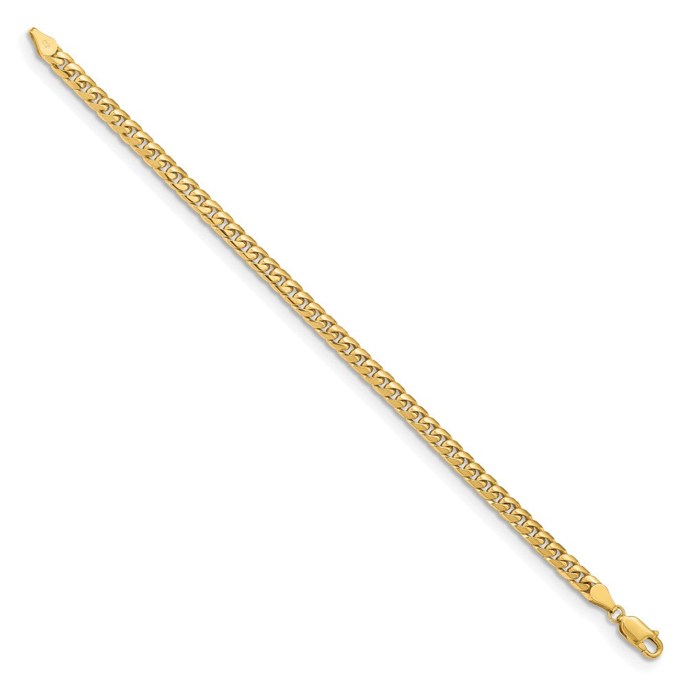 10k Yellow Gold 4.3 mm Solid Miami Cuban Bracelet (8.2 grams)