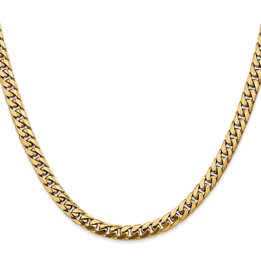 10k Yellow Gold 5 mm Solid Miami Cuban Chain (26.86 grams)