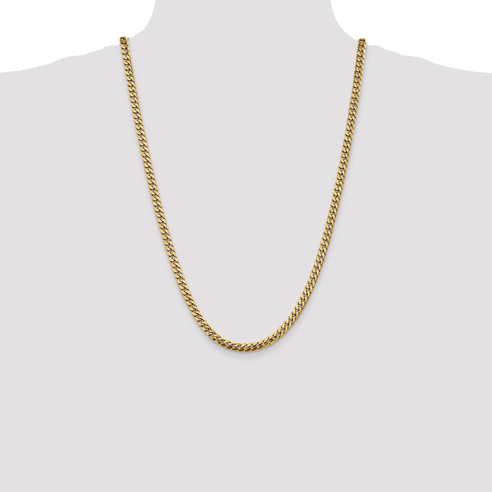10k Yellow Gold 5 mm Solid Miami Cuban Chain (26.86 grams)
