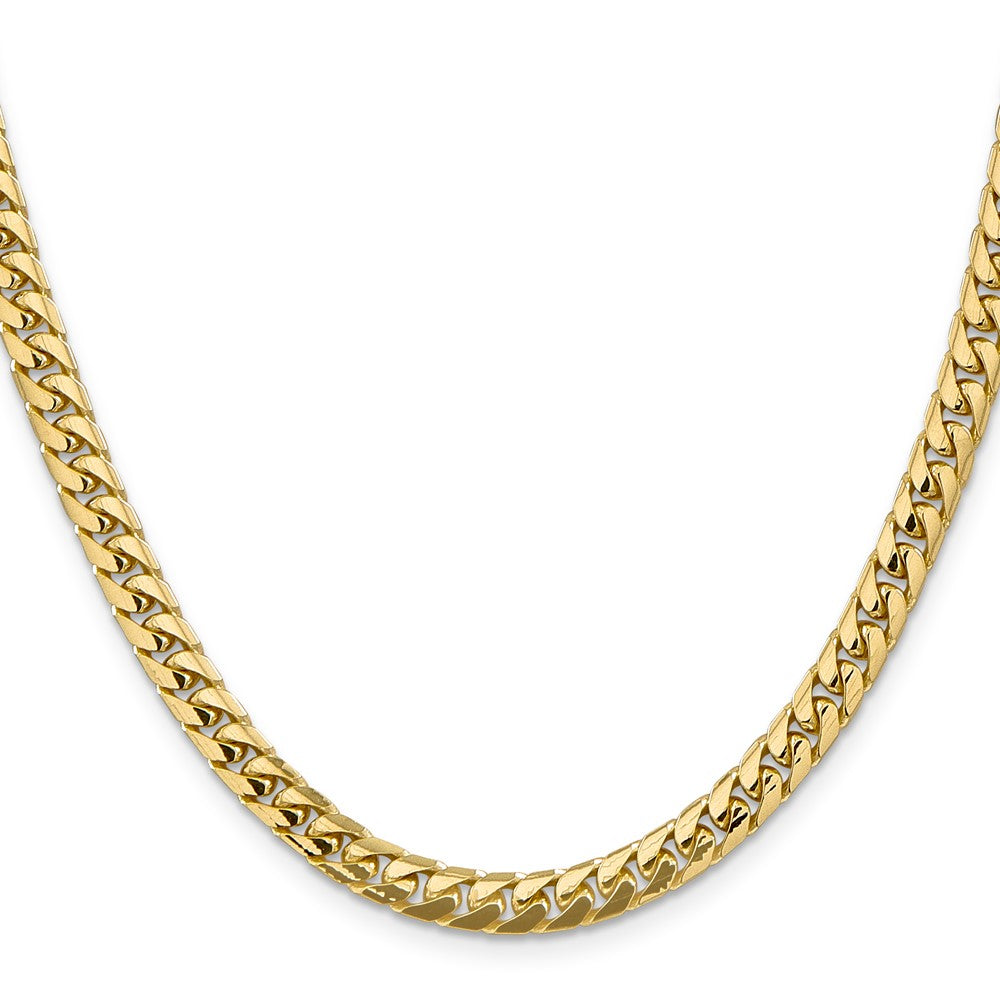 10k Yellow Gold 5.5 mm Solid Miami Cuban Chain (32.58 grams)