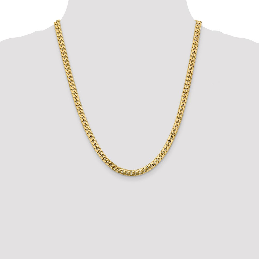 10k Yellow Gold 5.5 mm Solid Miami Cuban Chain (32.58 grams)