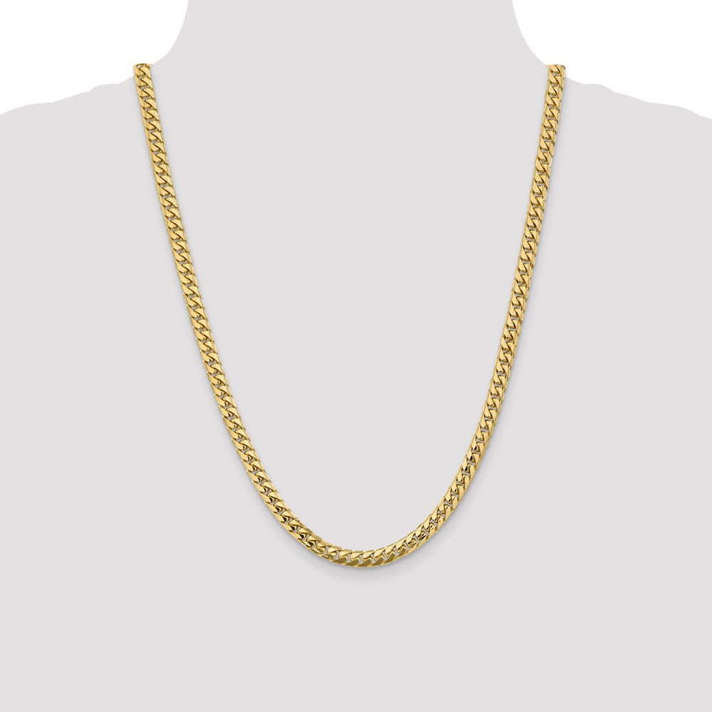10k Yellow Gold 5.5 mm Solid Miami Cuban Chain (32.58 grams)