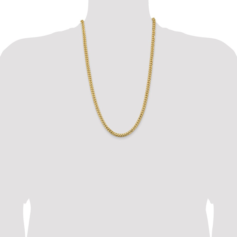 10k Yellow Gold 5.5 mm Solid Miami Cuban Chain (32.58 grams)