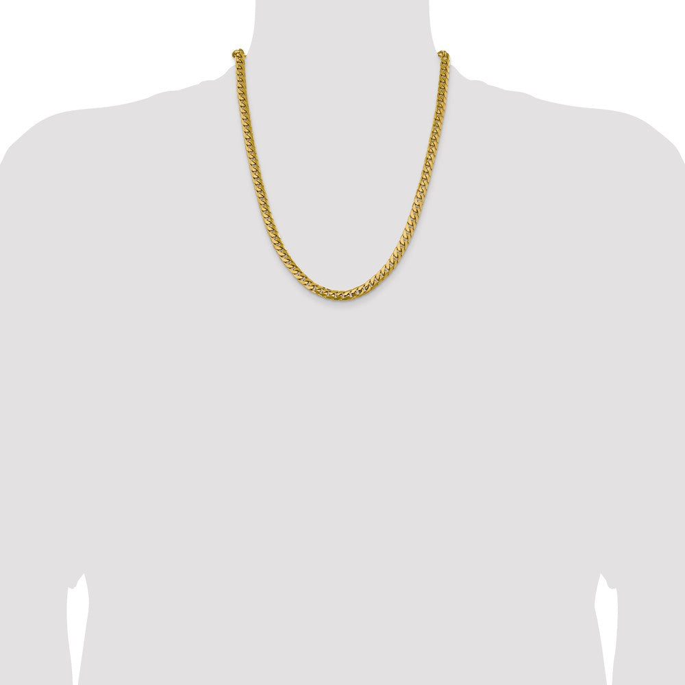 10k Yellow Gold 6.25 mm Solid Miami Cuban Chain (47.72 grams)