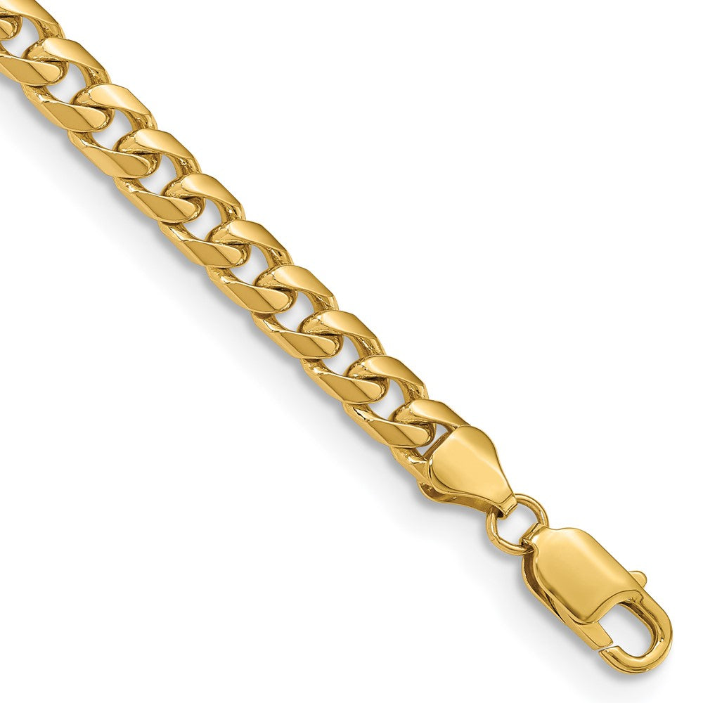 10k Yellow Gold 6.25 mm Solid Miami Cuban Bracelet (18.95 grams)