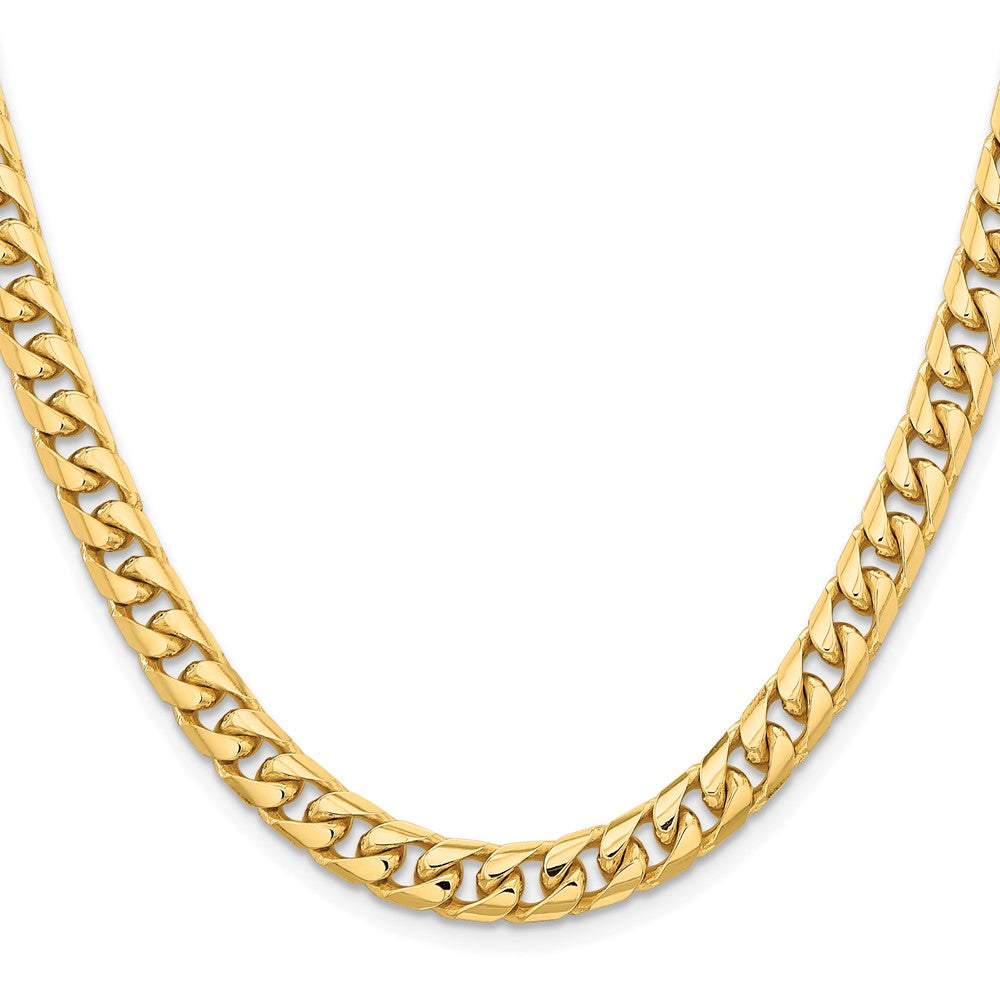 10k Yellow Gold 6.75 mm Solid Miami Cuban Chain (55.99 grams)