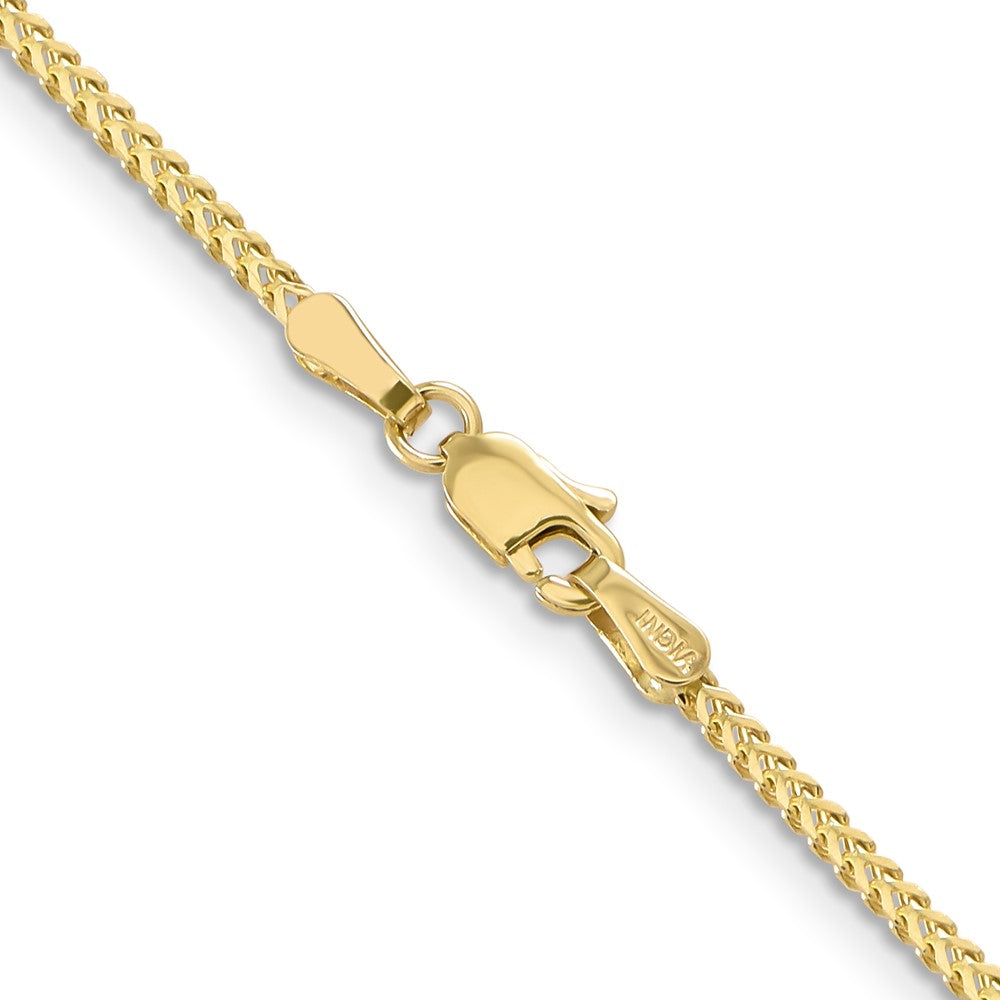 10k Yellow Gold 1.3 mm Franco Chain (4.09 grams)