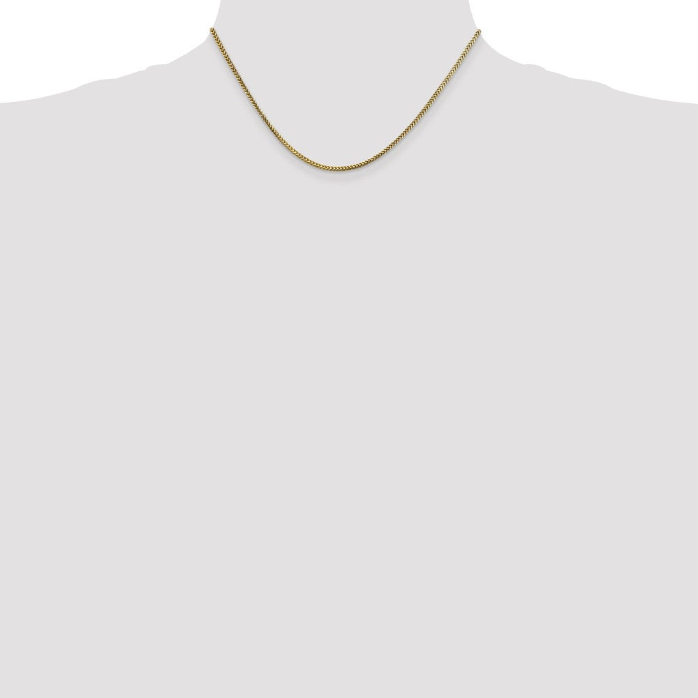 10k Yellow Gold 1.5 mm Franco Chain (6.31 grams)