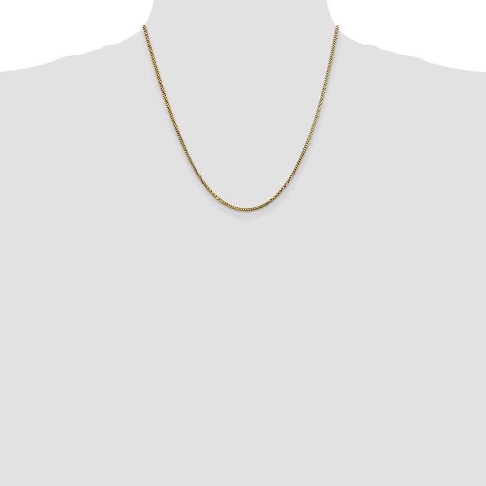 10k Yellow Gold 1.5 mm Franco Chain (6.31 grams)