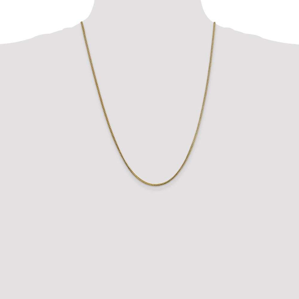 10k Yellow Gold 1.5 mm Franco Chain (6.31 grams)