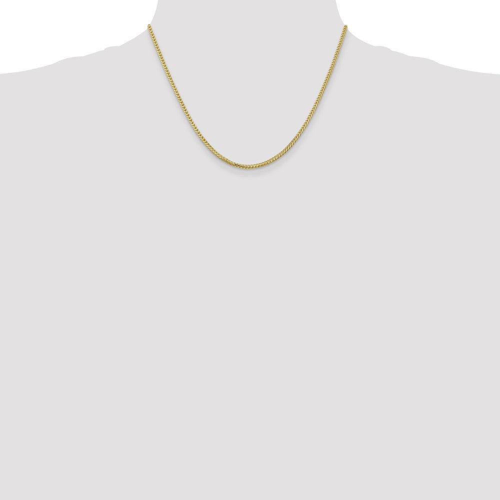 10k Yellow Gold 2 mm Franco Chain (11.8 grams)
