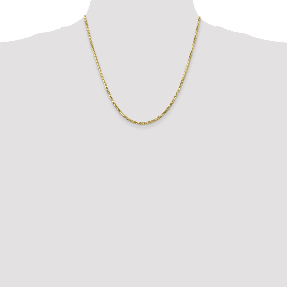 10k Yellow Gold 2 mm Franco Chain (11.8 grams)