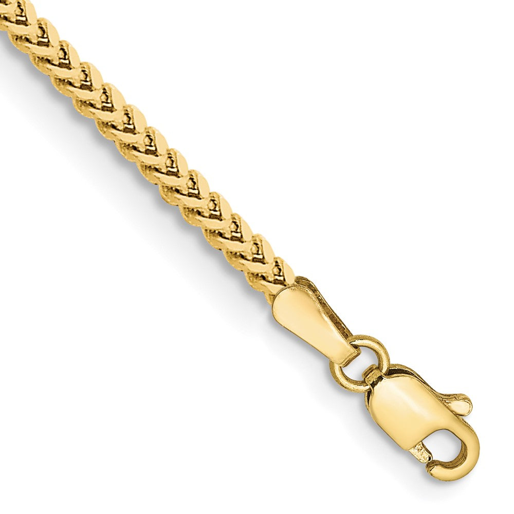 10k Yellow Gold 2 mm Franco Bracelet (4.69 grams)