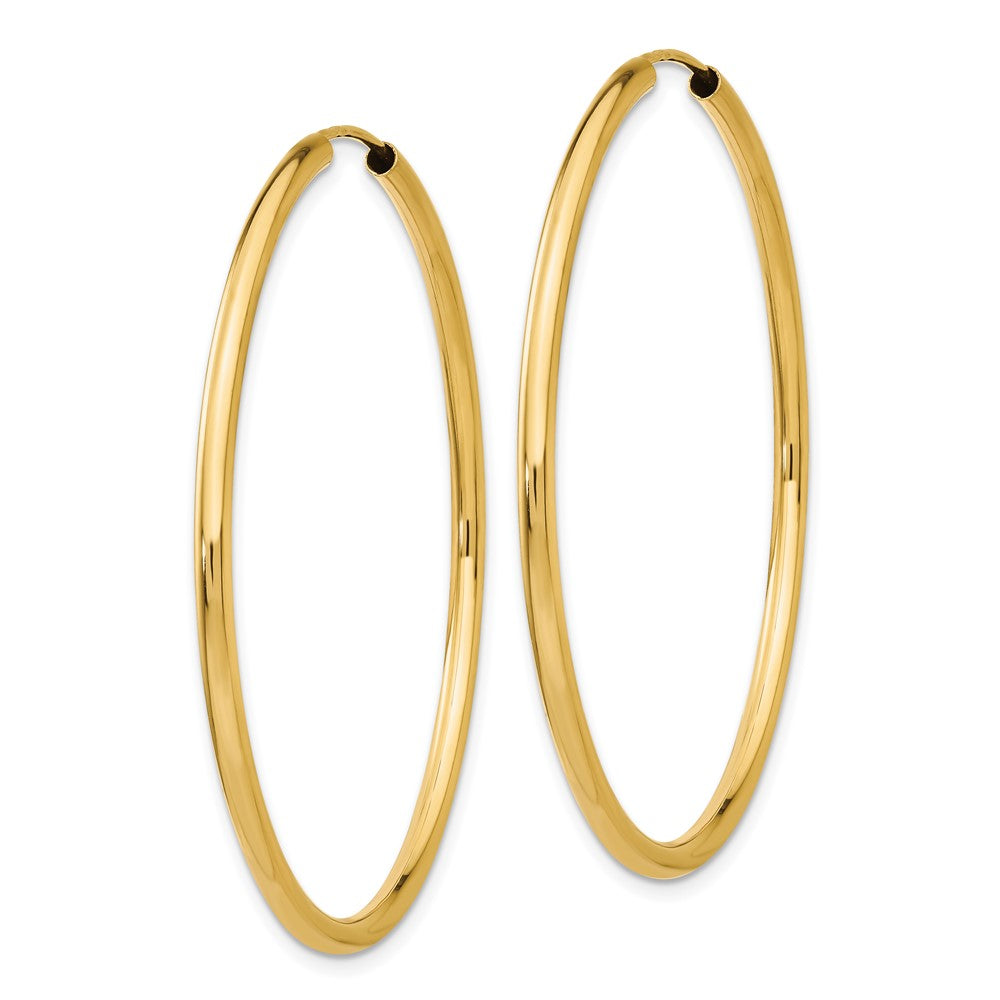 10k Yellow Gold 45 mm Hoop Earrings (2.02 grams)