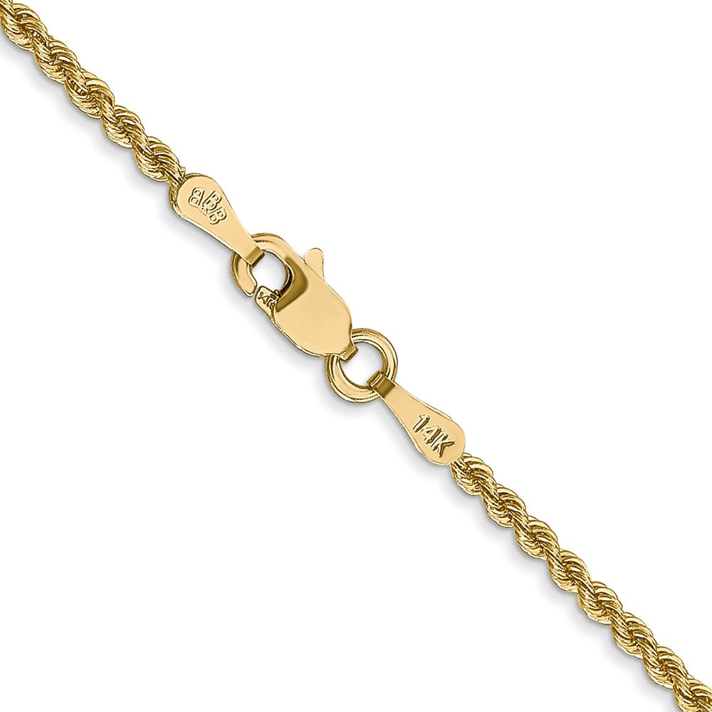 10k Yellow Gold 2 mm Regular Rope Chain (4.21 grams)