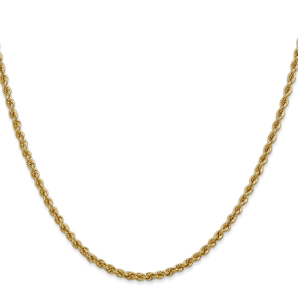 10k Yellow Gold 2.5 mm Regular Rope Chain (7.35 grams)