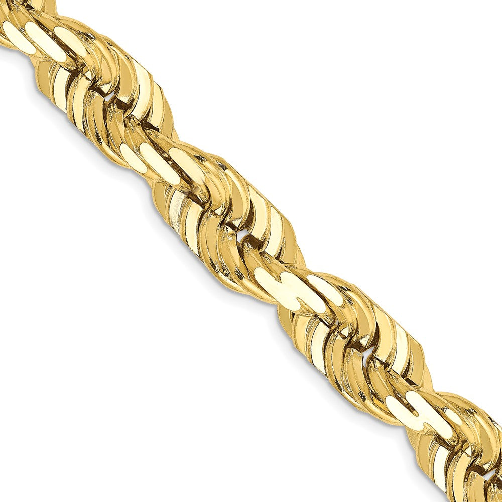 10k Yellow Gold 10 mm Diamond-cut Rope Chain (157.94 grams)