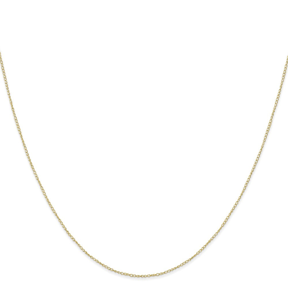 10k Yellow Gold 0.42 mm Carded Curb Chain (0.27 grams)