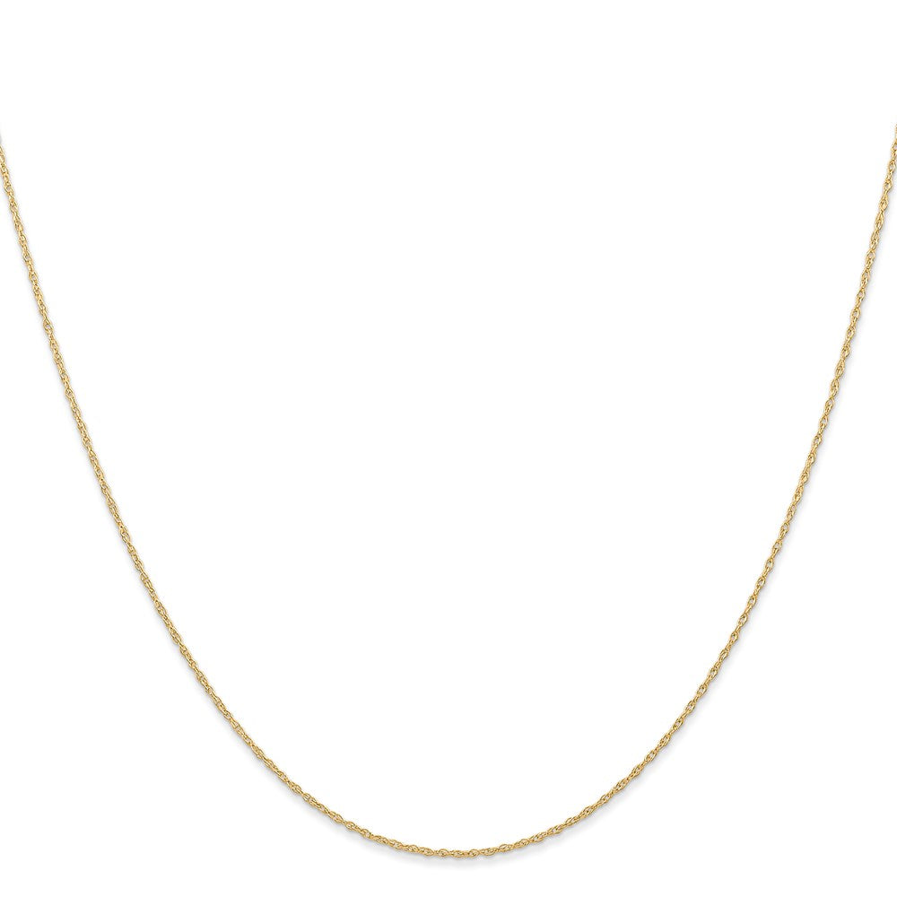 10k Yellow Gold 0.6 mm Carded Cable Rope Chain (0.31 grams)
